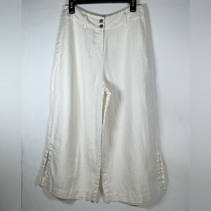 Multiples Linen Trousers in Cream